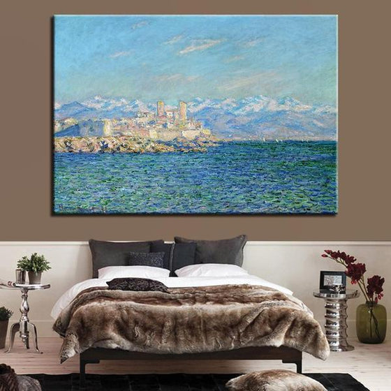 Antibes Afternoon By Claude Monet Canvas Wall Art Bedroom
