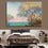 Antibes Morning By Claude Monet Canvas Wall Art Bedroom Decor