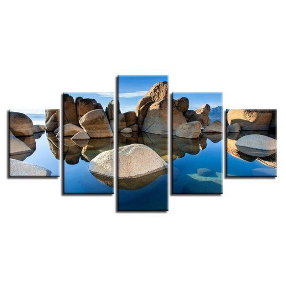 Scenic Rock Formation Canvas Wall Art
