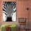 Closeup Zebra Canvas Wall Art Print