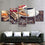 Coffee & Wafer Sticks Canvas Wall Art Living Room