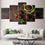 Coffee With Brownies Canvas Wall Art Living Room