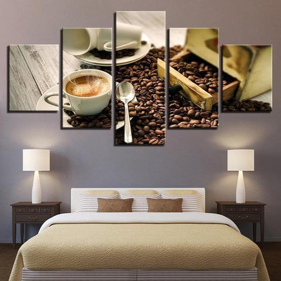 Fresh Coffee Canvas Wall Art Bedroom