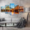 Cologne Cathedral 5 Panels Canvas Wall Art Living Room