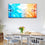 Colorful Basketball Hoops Canvas Wall Art Dining Room