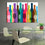 Colorful Bottles & Glasses 3-Panel Canvas Wall Art Office