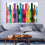 Colorful Bottles & Glasses 3-Panel Canvas Wall Art Set