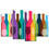 Colorful Bottles & Glasses 4-Panel Canvas Wall Art