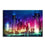 Colorful City Night Lights Canvas Wall Art