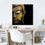 Colorful Face Of Buddha Canvas Art