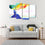 Colorful Fantasy 4 Panels Abstract Canvas Wall Art Living Room