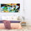 Colorful Geometric Figures 3-Panel Canvas Wall Art Set