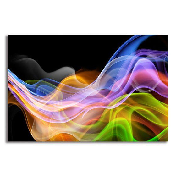 Colorful Lights Abstract Canvas Wall Art