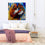 Colorful Lips Contemporary Canvas Wall Art Bedroom