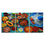 Colorful Mexican Food 3 Panels Canvas Wall Art