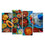 Colorful Mexican Food 4 Panels Canvas Wall Art