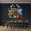 Colorful Mexican Food Canvas Wall Art Dining Room