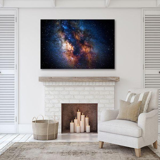 Colorful Outer Space Canvas Wall Art Prints