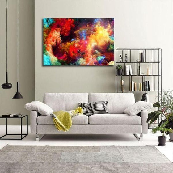 Colorful Modern Abstract Canvas Wall Art Living Room