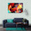 Colorful Modern Abstract Canvas Wall Art Print