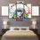 Colorful Native American Wall Art Bedroom