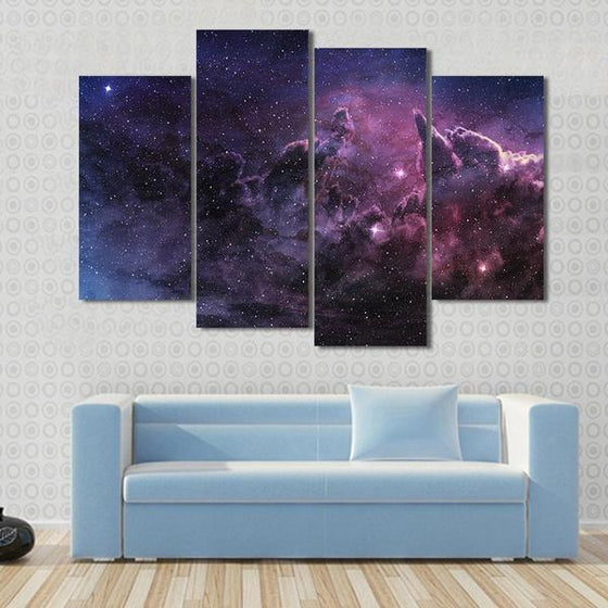 Colorful Nebula Wall Art Canvas