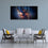 Colorful Outer Space 3 Panels Canvas Wall Art Living Room