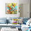 Colorful Parrot Couple Canvas Wall Art Living Room