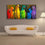 Colorful Parrots 3 Panels Canvas Wall Art Living Room