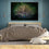 Colorful Peacock Tail Canvas Wall Art Bedroom