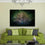 Colorful Peacock Tail Canvas Wall Art Living Room