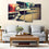 Colorful Retro Cars Canvas Wall Art Living Room