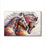 Colorful Running Horses Canvas Wall Art
