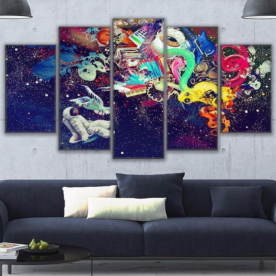 Contemporary Abstract Wall Art Living Room