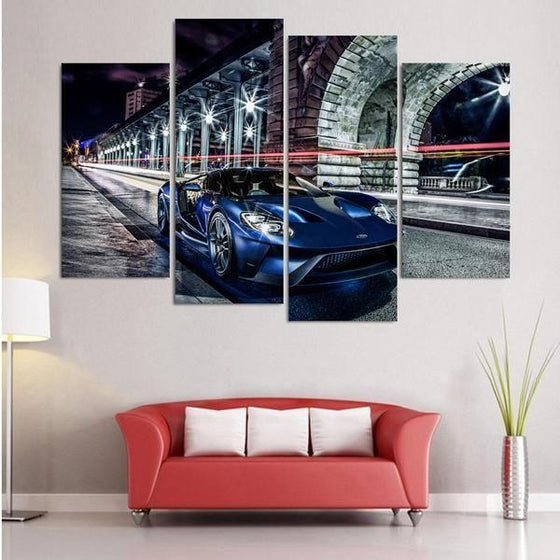 2017 Ford GT Canvas Wall Art Living Room