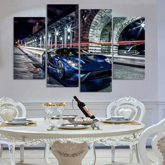 2017 Ford GT Canvas Wall Art Dining Room