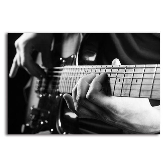 Cool Electric Guitar 1 Panel Canvas Wall Art