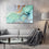 Cool Calming Abstract Canvas Wall Art Living Room