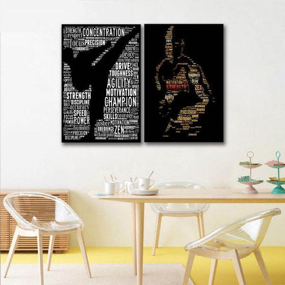 Cool Motivational Canvas Wall Art Dining Room