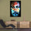 Cosmic Jesus Face 1 Panel Canvas Wall Art Office