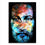 Cosmic Jesus Face 1 Panel Canvas Wall Art