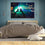 Crowd At A Music Concert Canvas Wall Art Bedroom