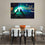 Crowd At A Music Concert Canvas Wall Art Dining Room