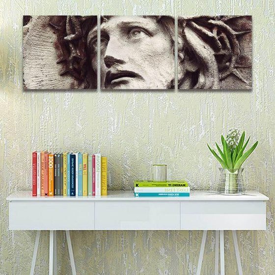 Crown Of Thorns 3 Panels Canvas Wall Art Living Room