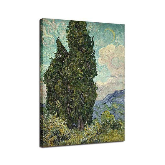 Cypress Van Gogh Wall Art Decor