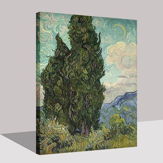 Cypress Van Gogh Wall Art Print