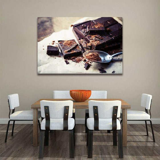 Dark Chocolates Canvas Wall Art Kitchen