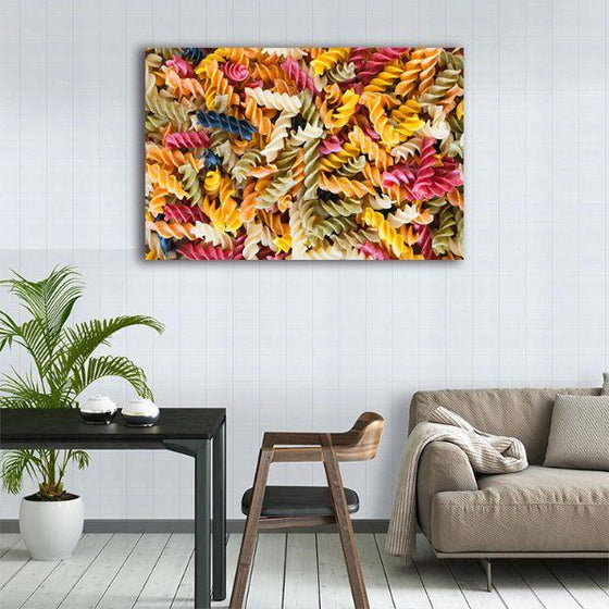 Delectable Pasta 1 Panel Canvas Wall Art Dining Room
