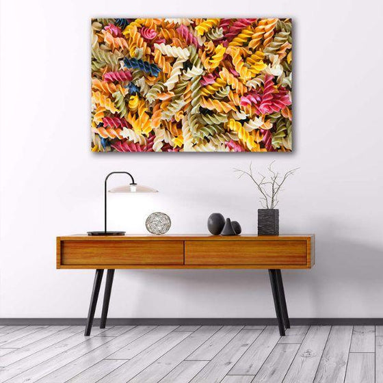 Delectable Pasta 1 Panel Canvas Wall Art Print