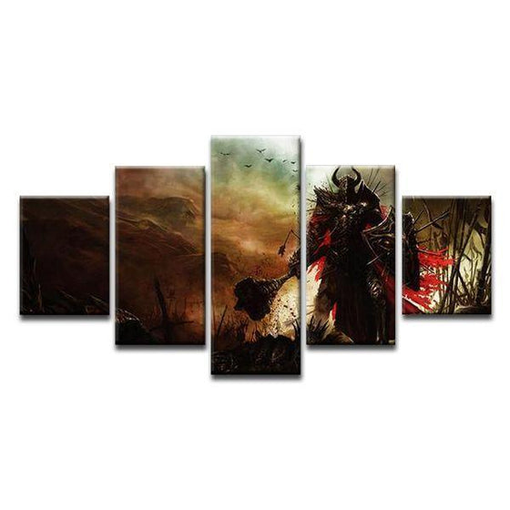 Diablo 3 Paladin Canvas Wall Art Ideas